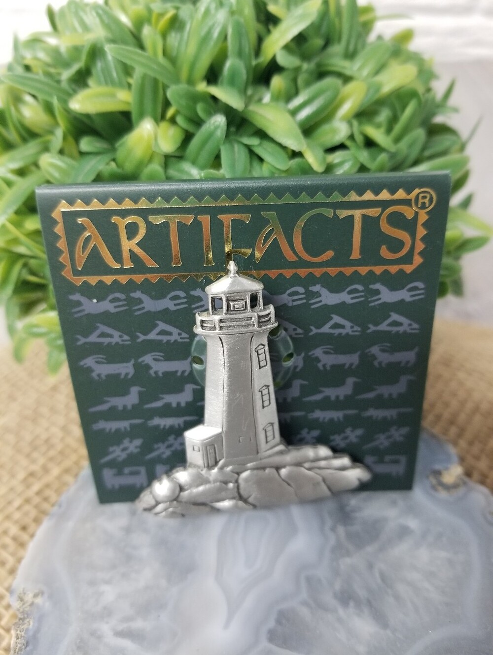 Vintage Lighthouse Brooch